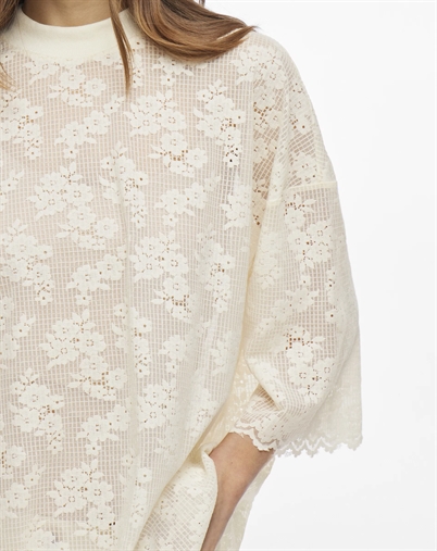 Kolo 3/4 Lace T-shirt - Vila